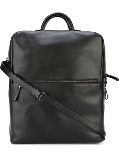 Marsèll Front Zip Backpack - Black