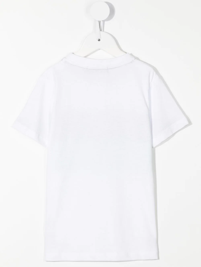 Aigner Teen Logo-print Short-sleeved T-shirt In White