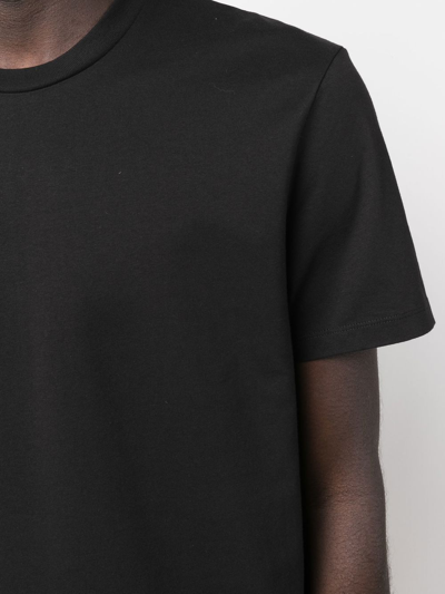 Shop Neil Barrett Two-pack Crew-neck T-shirts In Black