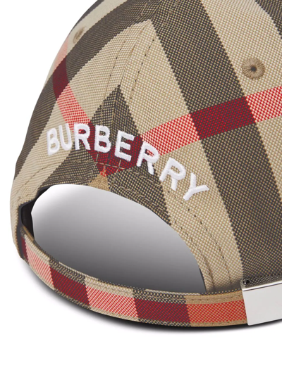 Shop Burberry Vintage Check Cap In Neutrals