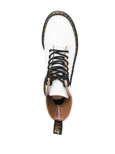 Dr. Martens Unisex 1460 Smooth 8 Eye Boots In White
