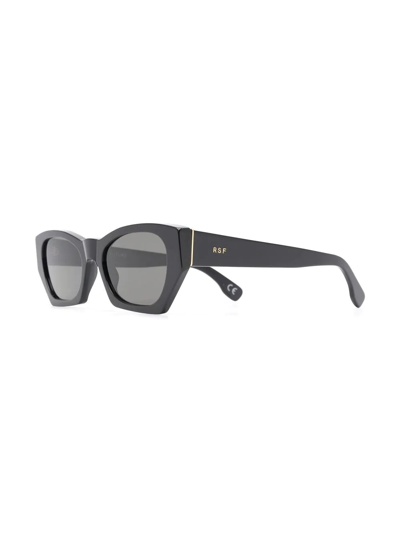 Retrosuperfuture Square-frame Logo-detail Sunglasses In Black