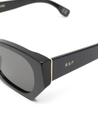 Retrosuperfuture Square-frame Logo-detail Sunglasses In Black