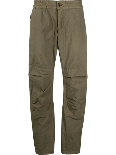 Shop Ten C Tapered-leg Trousers In Green