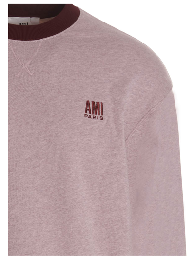 Shop Ami Alexandre Mattiussi Ami Paris Sweatshirt In Pink