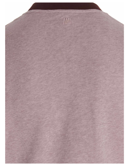 Shop Ami Alexandre Mattiussi Ami Paris Sweatshirt In Pink