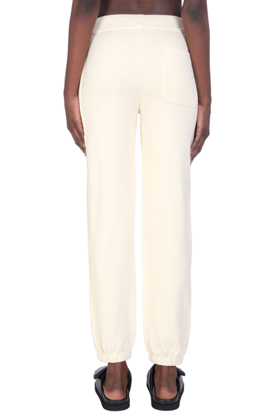 Shop Helmut Lang Pants In Beige Cotton