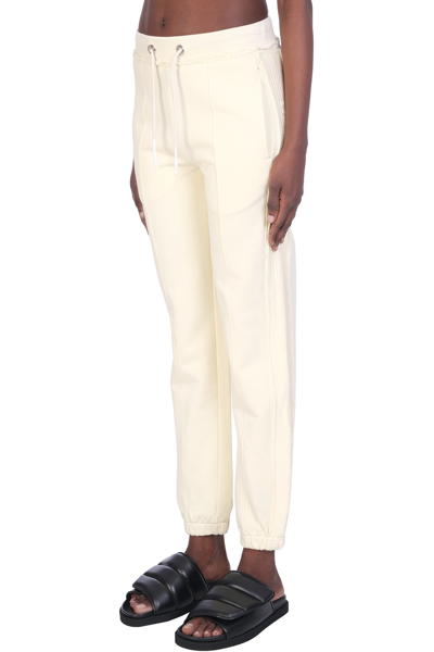 Shop Helmut Lang Pants In Beige Cotton