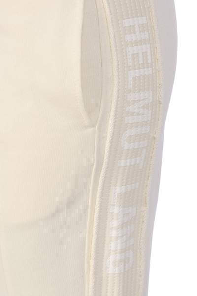 Shop Helmut Lang Pants In Beige Cotton
