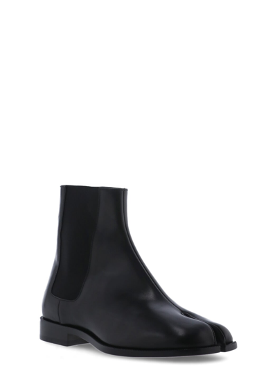 Shop Maison Margiela Tabi Chelsea Boot In Black