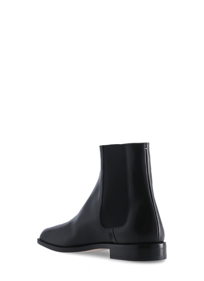 Shop Maison Margiela Tabi Chelsea Boot In Black