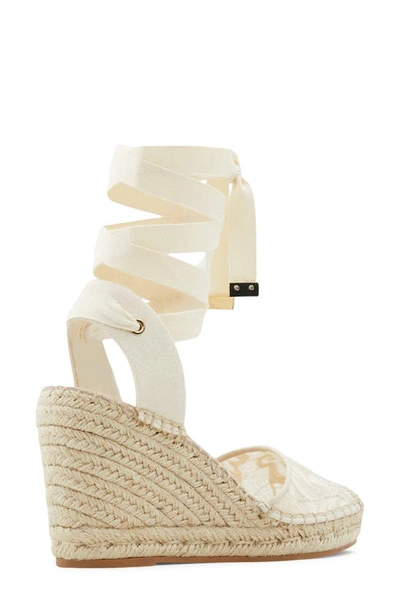 Shop Aldo Efemina Espadrille Platform Wedge Sandal In White