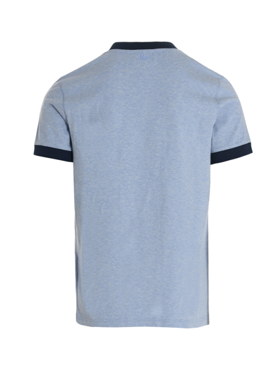 Shop Ami Alexandre Mattiussi T-shirt In Azzurro