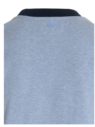 Shop Ami Alexandre Mattiussi T-shirt In Azzurro