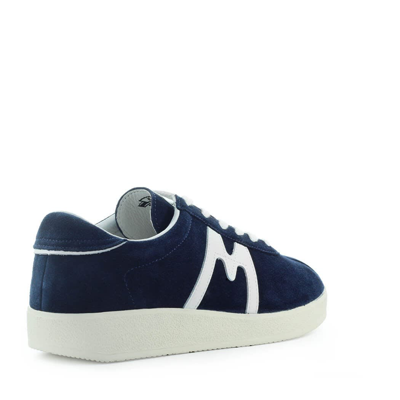 Shop Karhu Trampas Navy Blue Suède Sneaker