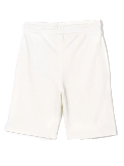 Shop Off-white White Cotton Shorts In Bianco
