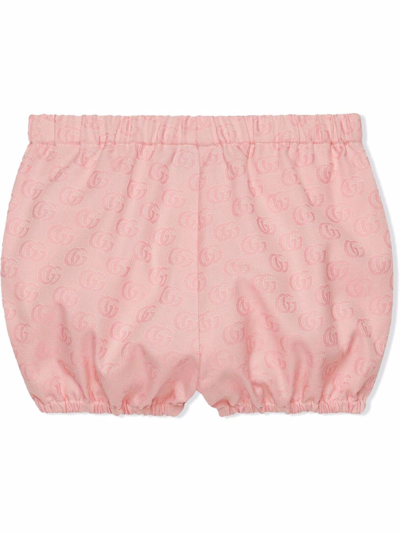 Shop Gucci Cotton Pink Shorts In Rosa