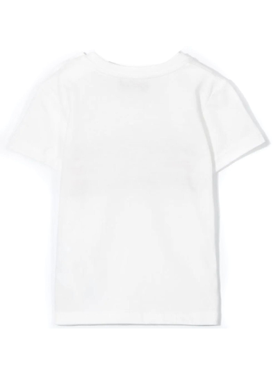 Shop Gucci White Cotton Tshirt In Bianco