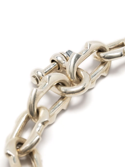 Parts Of Four Charm-chain Choker Necklace In Silber