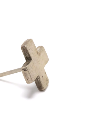 Parts Of Four Plus-charm Stud Earring In Silver