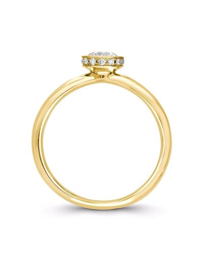 Shop Pragnell 18kt Yellow Gold Sundance Diamond Ring