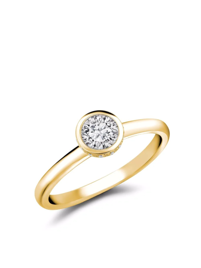 Shop Pragnell 18kt Yellow Gold Sundance Diamond Ring