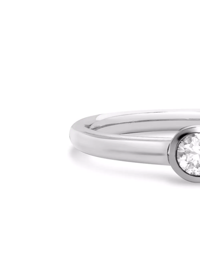 Shop Pragnell 18kt White Gold Sundance Diamond Ring In Silver