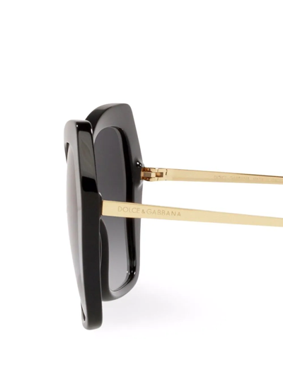 Dolce & Gabbana Sicilian Taste Sunglasses In Black