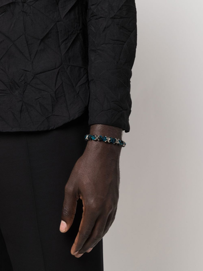 Emanuele Bicocchi Beaded Claw Bracelet In Silver