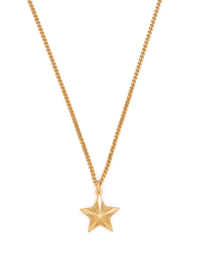 Shop Emanuele Bicocchi Gold-plated Star Pendant Necklace