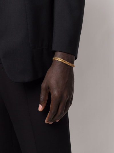 Emanuele Bicocchi 925 Silver Gold-coloured Chain Bracelet In Gold