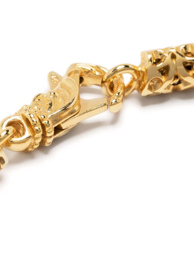 Shop Emanuele Bicocchi Gold Plated Celtic Braid Bracelet