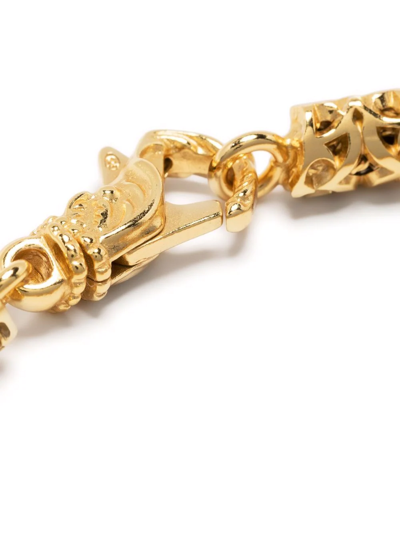 Emanuele Bicocchi 925 Silver Gold-coloured Chain Bracelet In Gold