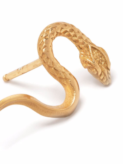 Shop Emanuele Bicocchi Gold Plated Serpent Earrings