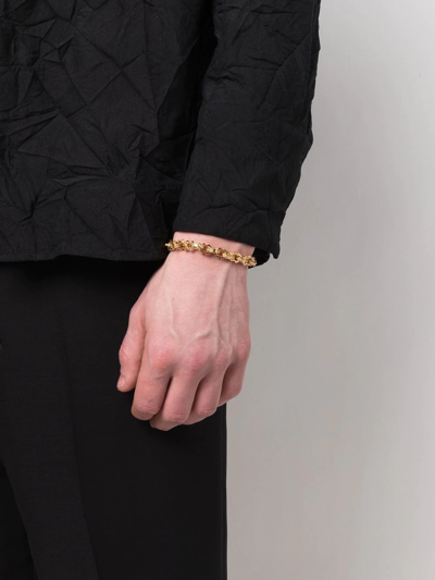 Emanuele Bicocchi Spiked-chain Braceket In Gold