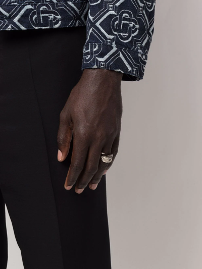 Emanuele Bicocchi Serpent-wrap Ring In Silber