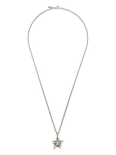 Shop Emanuele Bicocchi Star-pendant Necklace In Silber