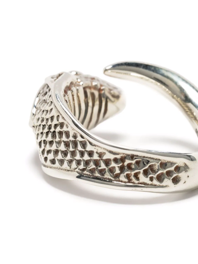 Emanuele Bicocchi Serpent-wrap Ring In Silber