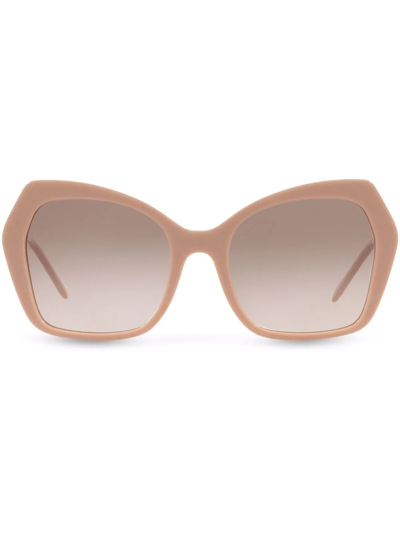 Shop Dolce & Gabbana Sicilian Taste Sunglasses In Brown