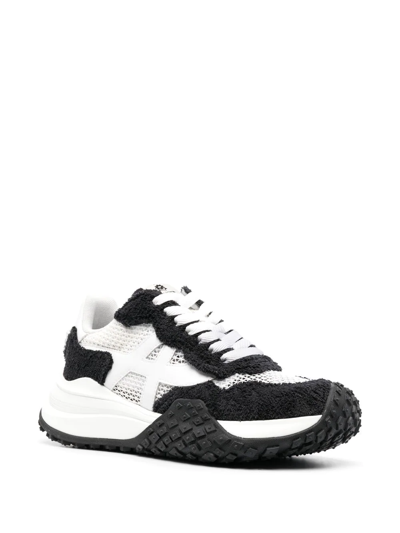 Shop Ash Panelled Lace-up Sneakers In Weiss
