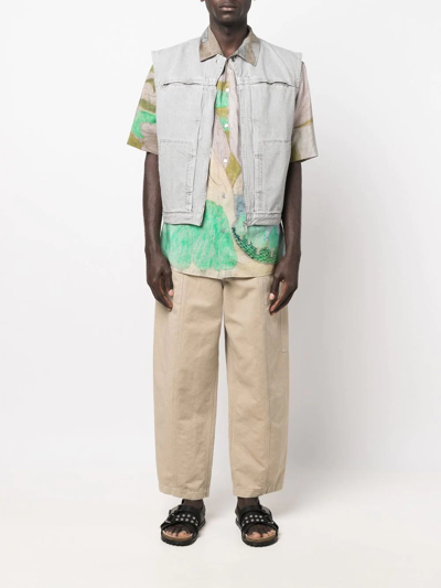 Lemaire Taupe Joseph Yoakum Edition Shirt In Multi-colour | ModeSens