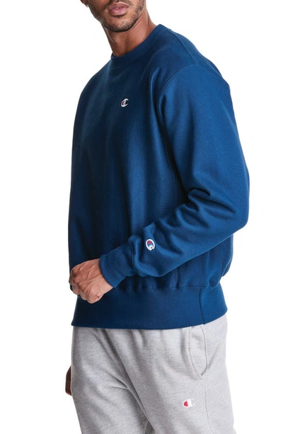 Shop Champion Reverse Weave® Crew Sweatshirt In Jetson Blue