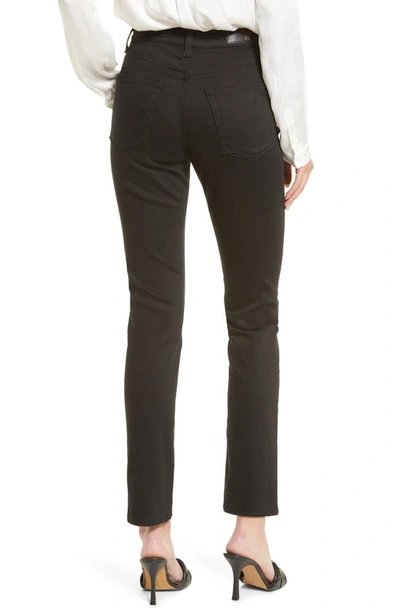 Ag Alexxis High Waist Straight Leg Jeans In Blackboard