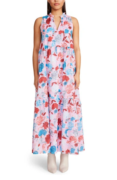 Shop Bb Dakota By Steve Madden Tropic Of The Day Floral Print Cotton Maxi Dress In Pink