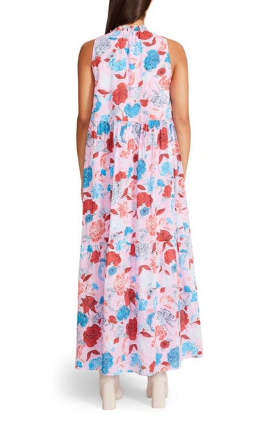 Shop Bb Dakota By Steve Madden Tropic Of The Day Floral Print Cotton Maxi Dress In Pink