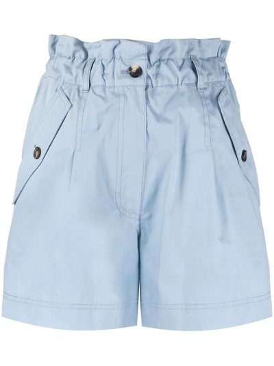 Shop Kenzo Shorts In Celadon