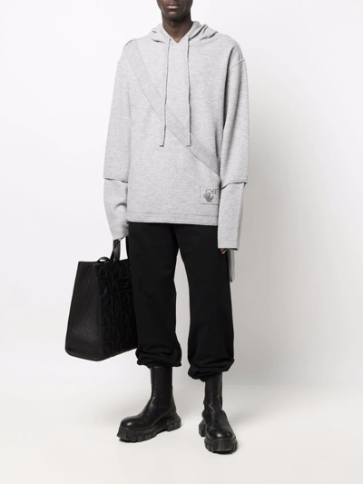 Off-white Grey Wool Easybreezy Sweatshirt In Grau