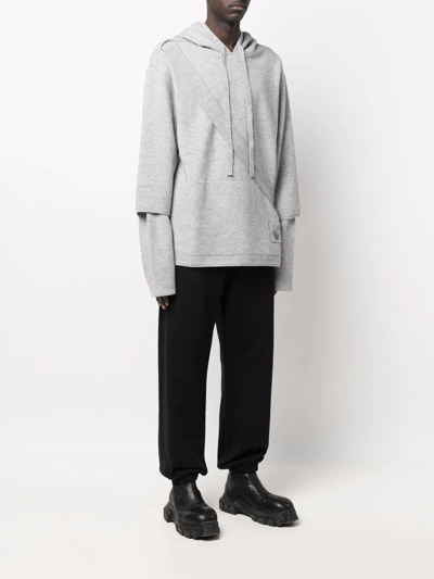 Off-white Grey Wool Easybreezy Sweatshirt In Grau