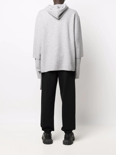 Off-white Grey Wool Easybreezy Sweatshirt In Grau