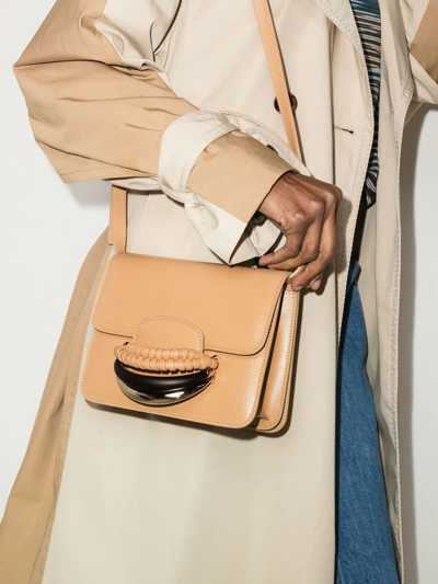 Chloé Kattie Leather Crossbody Bag In Nude